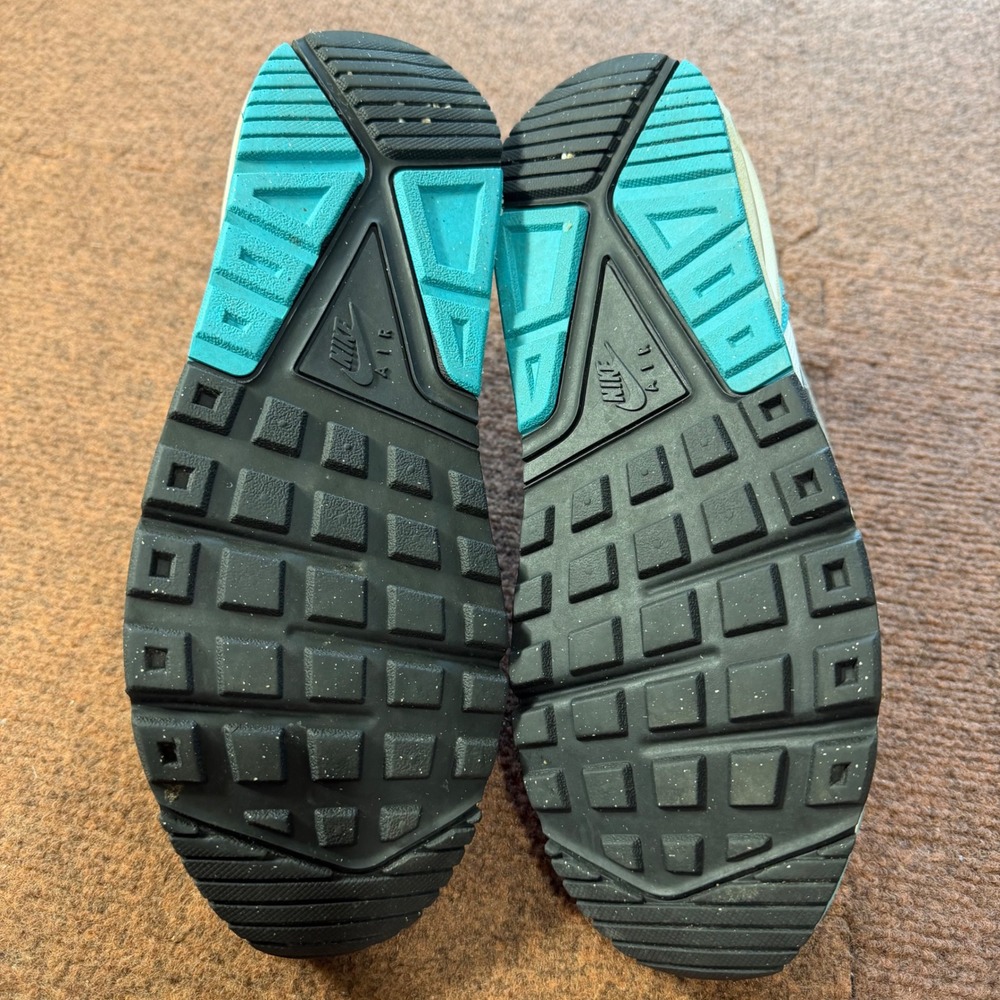 Nike Women's Air Max Sneakers in White, Teal & Black - Picture 6 of 12